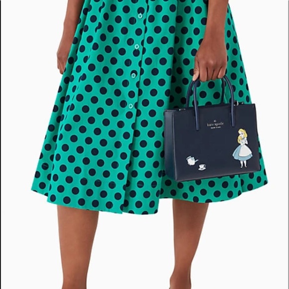 Kate Spade disney x kate spade new york alice in wonderland crossbody Sa… - Picture 5 of 12